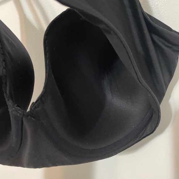 Victoria’s Secret body by Victoria black lined demi lace trim underwire bra 38DD - Picture 5 of 6